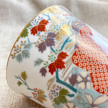Load image into Gallery viewer, Chiso Kimono Pattern Yunomi (Tea Cup) Candle