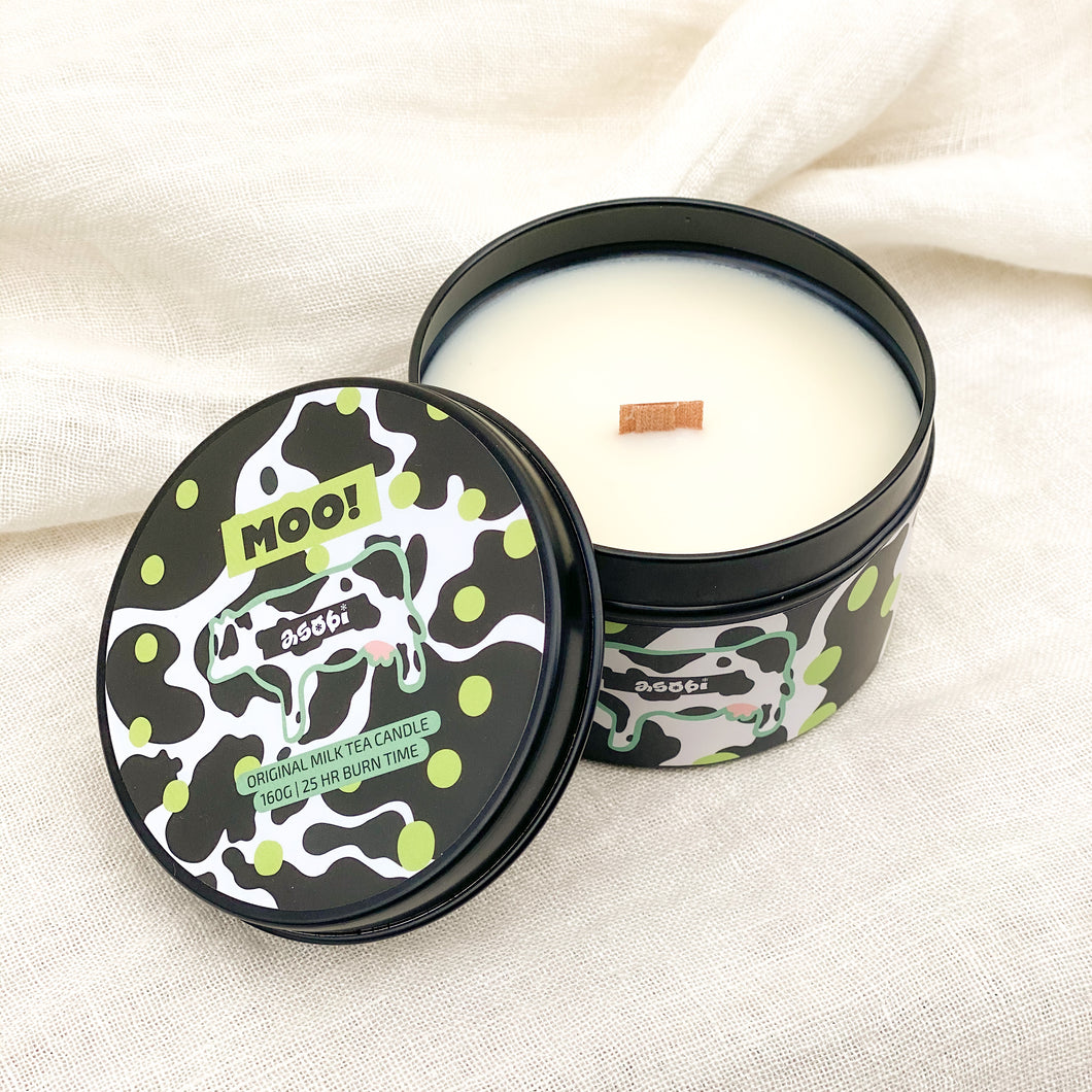 MOO! Milk Tea Scented Soy Candle