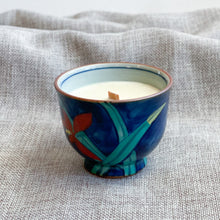 Load image into Gallery viewer, Arita Nishiki Orchid Yunomi (Tea Cup) Candle
