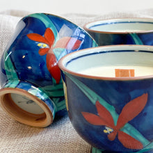 Load image into Gallery viewer, Arita Nishiki Orchid Yunomi (Tea Cup) Candle
