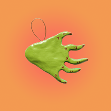 Load image into Gallery viewer, Green Witchy Hand Wall Hanging
